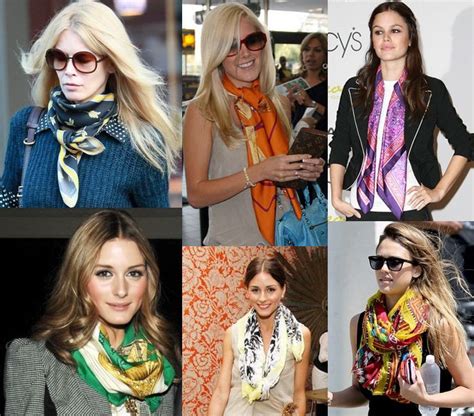 celebrities wearing hermes scarf|hermes scarf signature.